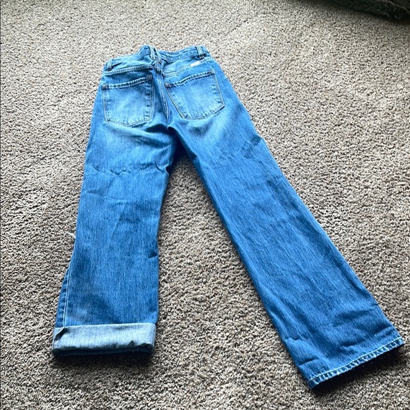 KanCan Blue Straight wide Leg Jeans NWOT - Picture 5 of 5